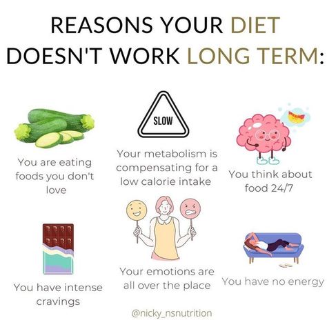 NICKY | Non-Diet Nutrition on Instagram: "❌It not you, it’s the diet. . You’re not lacking willpower. . And you don’t need more discipline. . What you need actually need is 👇🏻 . To 🛑 stop dieting! . Because it doesn’t work ✨long term✨. And what is the point of working soooo hard for it all to unravel within a few months? . If you went on a diet to stop over eating or to be in control around food, this is what you need to do instead 👇🏻 . 1️⃣ Learn what is causing your over eating (are you em Food Discipline, Fitness Baddie, Stop Over Eating, Over Eating, Intermittent Fasting Results, What Is The Point, Low Carb High Fat Diet, Summer Foods, Food Freedom