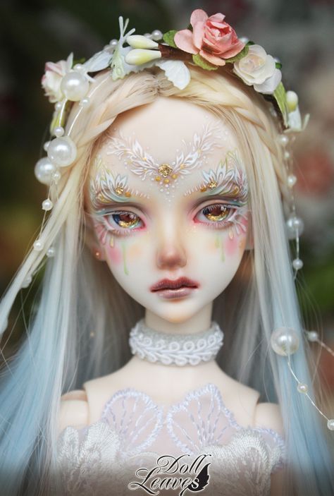 Bjd Faceup, Sea Goddess, Bjd Dolls Girls, Custom Monster High Dolls, 얼굴 그리기, Christmas Event, Fantasy Art Dolls, Kawaii Doll, Doll Makeup