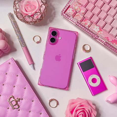 Pink iPhone 16 🩷 ˚˖୨🎀୧˖˚ #pink #desksetup #pinkdesksetup #apple #pinkipad #pinkimac #pinkiphone #kawaiiaesthetic #cute #studygram pink, desk setup, pink desk setup, apple, pink iPad, pink iMac, pink iPhone, kawaii aesthetic, cute, study gram, asmr Iphone 16 Pink, Pink Desk, Body Smells, Phone Inspiration, Kawaii Aesthetic, Aesthetic Phone Case, Pink Iphone, Desk Setup, Apple Products