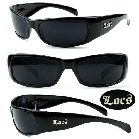 When ordering from the US, parcels may be subject to import tax and duty charges, which the buyer is responsible to pay. New Locs Men Cholo Sunglasses - S.Black / black LC02 This product data sheet is originally written in English.   This Listing is for ONE Pair shown above Locs Sunglasses Color of the Frame: Black Color of the Lens: Smoke Description: This is a Locs  Sunglasses, which looks like the one you have seen in most shopping malls but cost way too little. It is because we specialize in New Locs, Locs Men, Biker Sunglasses, Locs Sunglasses, Uv400 Sunglasses, Sunglasses Uv Protection, Cheap Sunglasses, Stylish Glasses, Shopping Malls