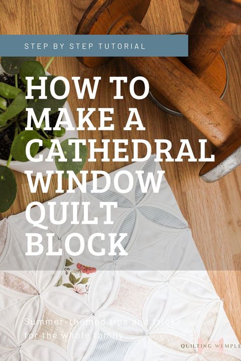 Cathedral Stars Quilt Pattern, How To Make Cathedral Window Quilt Block, Faux Cathedral Window Quilt Pattern, Cathedral Quilt Block, Cathedral Quilt Tutorial, Cathedral Windows Quilt Pattern, Cathedral Window Quilt Pattern Free, Cathedral Windows Quilt, Cathedral Quilt Pattern