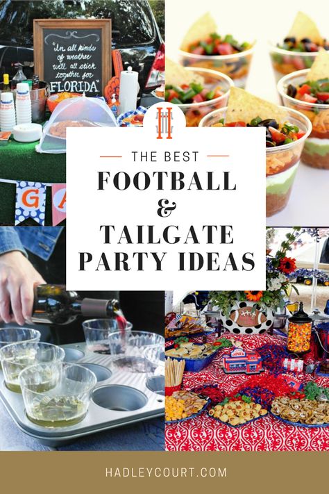 Football Tailgate Organization, Tailgate Party Decorations Ideas, Tailgate Bbq Ideas, Garage Tailgate Party, College Tailgating Food, How To Tailgate Football, Small Tailgate Ideas, Fall Tailgate Decor, Nfl Tailgate Ideas