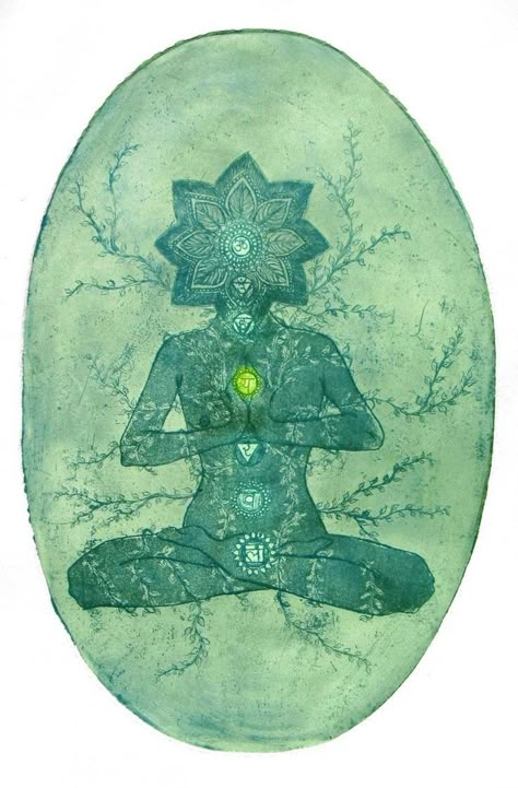 Aquatint Printmaking, Etching Printmaking, Etching Aquatint, Drawing Heart, Chakras Yoga, Anahata Chakra, Chakra Art, Art Heart, Yoga Art