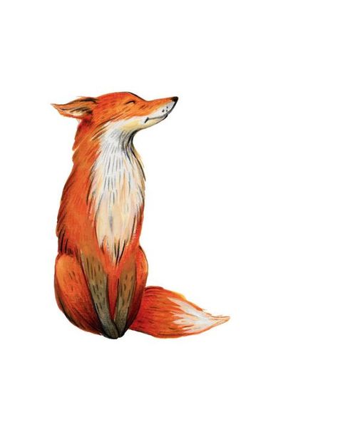 Can you blame me for being on a fawx kick lately??? I mean....ughhhh.....<3 Fox Sitting, Fox Nursery Art, Fox Printable, Nursery Woodland, Fox Nursery, Art Fox, Fox Drawing, Fox Painting, Woodland Art