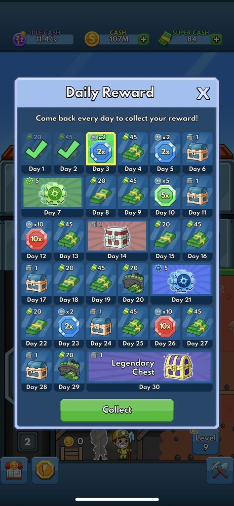 Game Gui, Daily Rewards, Game Props, Game Ui