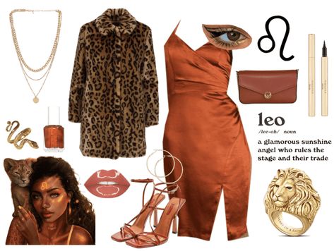 Leo Outfit | ShopLook Leo Rising Outfits Women, Leo Fashion Zodiac Style, Leo Zodiac Outfits, Leo Style Outfits, Leo Venus Outfit, Leo Aesthetic Outfit, Leo Venus Style Outfits, Leo Venus Aesthetic Outfits, Venus In Leo Style