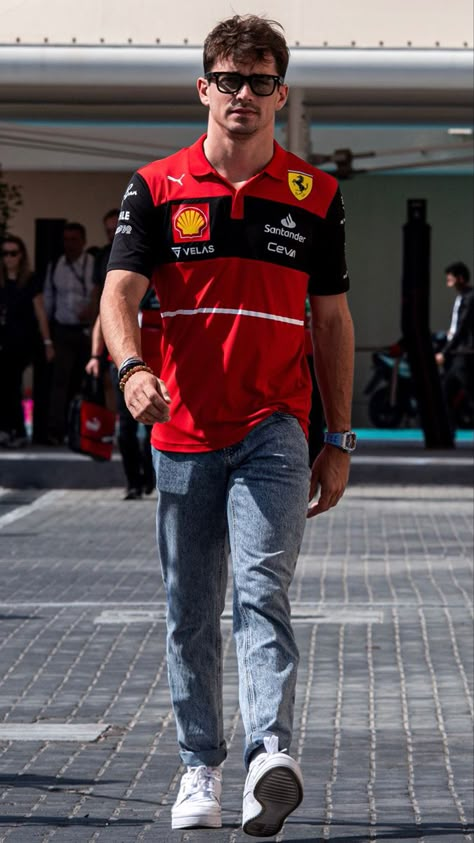 F1 Fits, Ferrari Jacket Outfit, Charle Leclerc, Preppy Outfits Men, Charles Leclerc 16, Lord Perceval, Ferrari Jacket, F1 Wallpaper, Prince Of Monaco