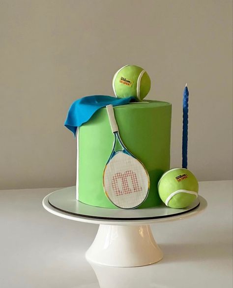 Tennis Cake, Tennis Party, Sport Cakes, Mini Cakes Birthday, Birthday Table, Pretty Cakes, Cute Cakes, Party Inspiration, Mini Cakes