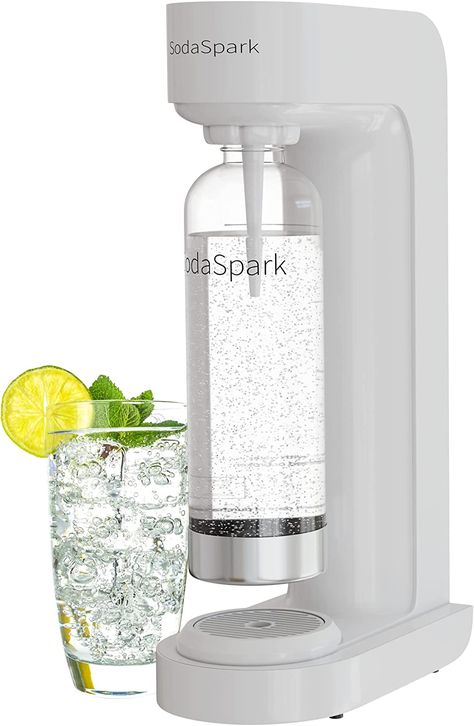 Soda Maker with BPA Free Bottle - CO2 Powered One Touch Fizz Control - Fresh Sparkling Water Maker - Homemade Sparkle Seltzer Soda Streaming Machine, carbonated water machine for home Soda Machine, Soda Maker, Soda Flavors, Homemade Soda, Soda Makers, Soda Machines, Sparkling Drinks, Carbonated Water, Soda Stream