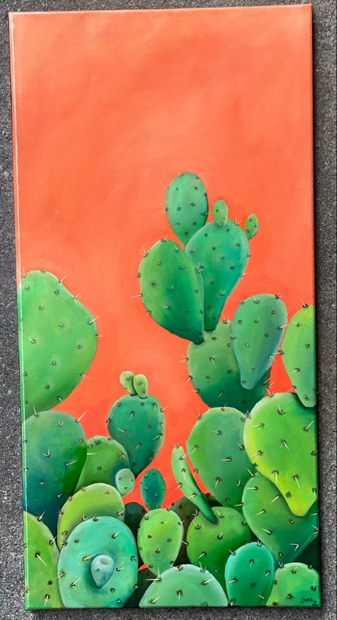 Desert Painting, Cactus