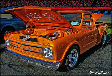 '68 Chevy Stepside | 2014 Goodguys Southeastern Nationals, C… | Flickr 68 Chevy Truck, 1968 Chevy Truck, Orange Cars, C10 Stepside, Chevy Stepside, 72 Chevy Truck, Lowrider Trucks, Dropped Trucks, C10 Chevy Truck