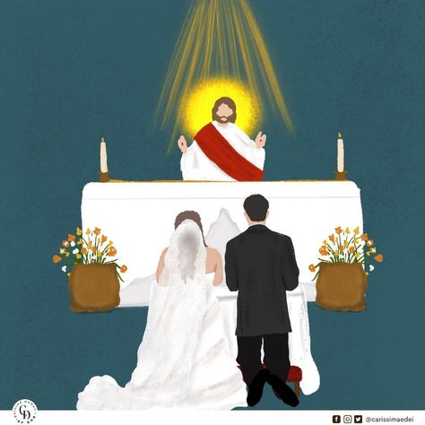 Carissimae Dei on Instagram: “Marriage It is more than a legal contract. It is a lasting commitment of a man and a woman to a lifelong partnership, established for the…” Christian Marriage Aesthetic, Catholic Marriage, Bible Quotes Background, Marriage Bible Verses, Our Father Prayer, Prayers For Him, Thinking Of You Quotes, Christian Couples, Bible Images