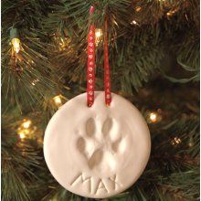 Some super cool ornaments we did at a Yappy Hour around Christmas. Will be doing it again next year! Pawprint Ornament, Paw Ornament, Paw Print Ornament, Ornament Kit, Diy Dog Stuff, Diy Clay, Ornaments Diy, How To Make Ornaments, Christmas Cats