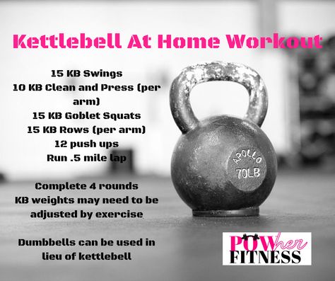 Kb Workout, Bell Workout, Kettlebell Kings, Workout From Home, Kettlebell Cardio, Workout Girl, Crossfit Wods, Kettlebell Workouts, Hiit Program