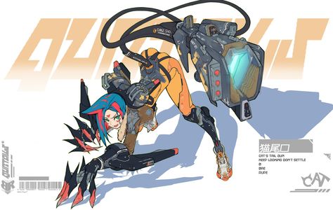 ArtStation - Tail Gun Mantis Blades, Cyberpunk Concept Art, Tail Drawing, Bleach Anime Art, Concept Art Character, Futuristic Art, Game Character Design, Robot Concept Art, Cyberpunk Art