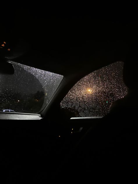 Rain In Car Night, Rain In Car Aesthetic, Rainy Car Ride Aesthetic, Inside A Car At Night, Night Ride Aesthetic, Late Night Car Rides Aesthetic, Car Rain Aesthetic, Night Car Ride Aesthetic, Rainy Night Car