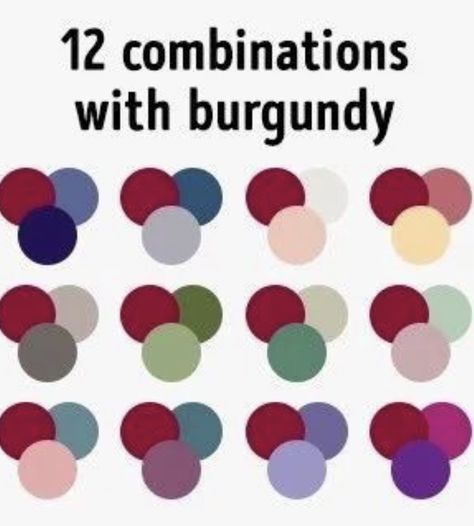 Space Saving Ideas For Home, Color Names Chart, Burgundy Colour Palette, Color Knowledge, Website Color Palette, Color Mixing Chart, Colour Combinations Fashion, Color Combos Outfit, Bordeaux Color