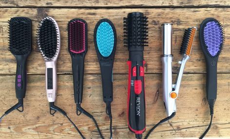 Top 7 Best Hair Brush Straightener Reviews for Oct. 2019 - With Buying Guide Best Hair Straightener Top 10, Heated Brush, Best Straightener, Brush Straightener, Hair Straightening Brush, Best Hair Brush, Ceramic Brush, Professional Hair Straightener, Straightener Brush