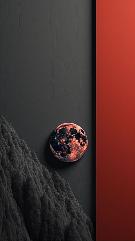 Red Moon Wallpaper, Moon Wallpaper Iphone, Lawyer Cake, Graphic Design Wallpaper, Daily Wallpaper, Uicideboy Wallpaper, Minimalistic Wallpaper, Iphone Wallpaper Hd Original, Charcoal Background