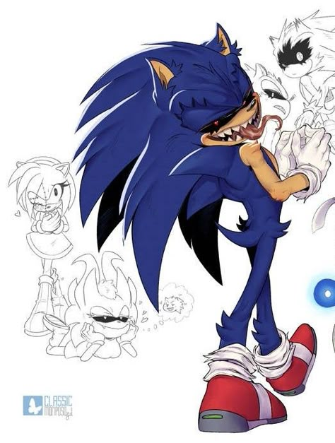 Fleetway Sonic X Sonic.exe, Sonic Exe Art, Sonic Exe Fanart, Tails Doll, Shadow Sonic, Sonic Exe, Sonic Funny, Creepypasta Characters, Sonic Fan Characters