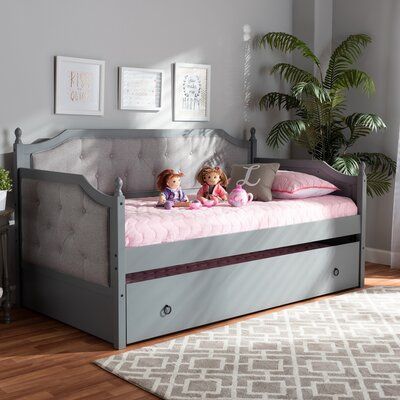 Color: Cozy Daybed, Platform Daybed, Grey Daybed, Twin Size Daybed, Twin Daybed With Trundle, Daybed Bedding, Ring Pulls, Wood Daybed, Daybed With Trundle