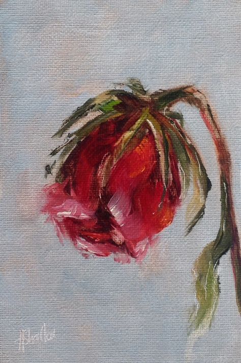 Paintings in the Post Creative Drawing Prompts, Oil Pastel Art, Daily Painting, Nature Art Painting, Creative Painting, A Level Art, Rose Painting, Art Inspiration Painting, Pastel Art