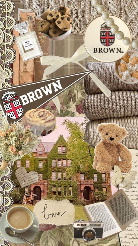 University Inspiration, College Apps, Brown College, College Vision Board, Cozy Dorm Room, Ivy League Schools, College Motivation, Brown University, College Aesthetic