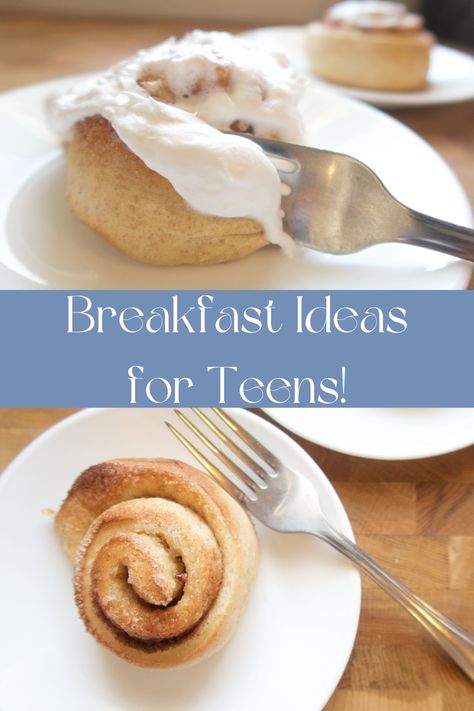 Easy Breakfast Ideas For Teens, Teen Breakfast Ideas, Quick And Easy Breakfast Recipes Before School, Quick Healthy School Breakfast, Easy School Breakfast Ideas Fast, Easy Teenage Breakfast, Breakfast Ideas For Teens, How To Eat Healthier As A Teen, A Lot Of Food