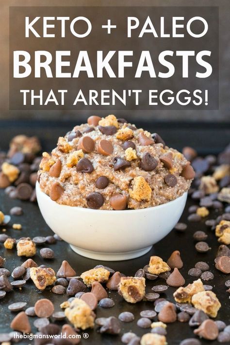 Keto Breakfast Not Eggs, Low Carb Paleo Breakfast, Keto And Paleo Recipes, Aip Low Carb Breakfast, Egg Free Low Carb Breakfast, Keto Paleo Breakfast, Low Carb Paleo Recipes Breakfast, Paleo Breakfast Ideas Easy, Eggless Keto Breakfast Recipes