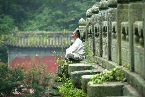 ► You should sit in meditation for 20 minutes every day, unless you are too busy... then, you should sit for an hour. ♡ Zen saying ♡ Learn Tai Chi, Ancient Village, Chi Kung, Tai Chi Chuan, Japanese Garden Design, Healing Arts, China Travel, Tai Chi, Japanese Garden