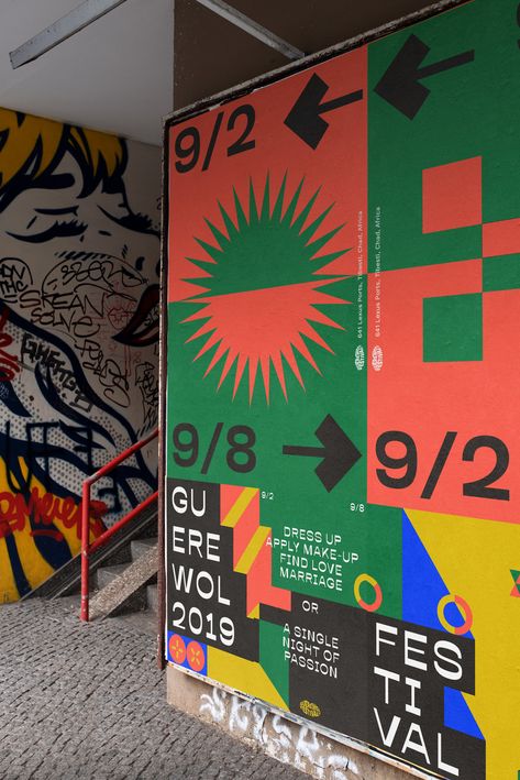 Guerewol Festival 2019 - by Kenneth Kuh / Core77 Design Awards Festival Logo, Airport Design, Creative Box, Event Branding, Festival Design, Festival Posters, Art Festival, Visual Communication, Design Reference