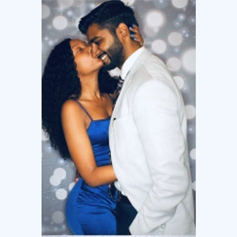 The best relationship are the ones you never see coming. #BlindianCouple #IndianManBlackWoman #AsianManBlackWoman #InterracialCouple #Indian #Tamil #American Indian And Black Couple, Black And Indian Couple, Intercultural Couples, Blindian Couples, Ambw Couples, Mixed Race Couple, The Best Relationship, Mixed People, Tamron Hall