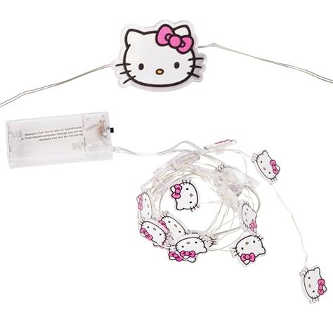 Hello Kitty Bedroom Decor, Decorative String Lights, Hello Kitty Room Decor, Hello Kitty Decorations, Hello Kitty Bedroom, Hello Kitty Face, Hello Kitty Gifts, Hello Kitt, Hello Kitty Merchandise