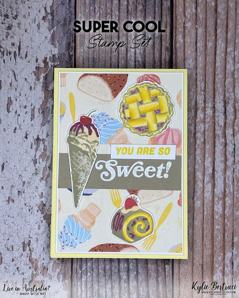 Stampin Up Super Cool, Stampin Up Super Cool Stamp Set, Super Cool Stampin Up Cards, Love Stamps, Recipe Cards, Cool Cards, Stampin Up Cards, Stamp Set, Card Stock