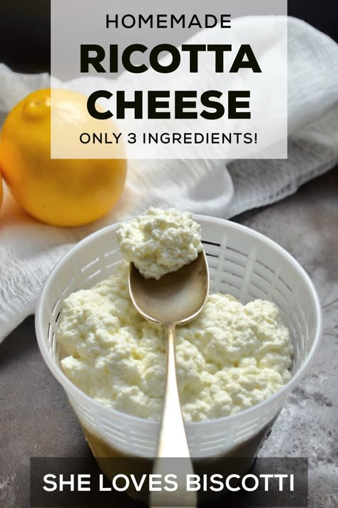 Italian Ricotta Recipes, Ricotta Cheese Snacks Healthy, What To Make With Ricotta Cheese, Recipes Using Ricotta, Ricotta Desserts, Recipes Using Ricotta Cheese, Make Ricotta Cheese, Farmers Cheese Recipes, Recipe Using Ricotta