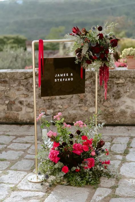 Black Acrylic Wedding Welcome SIgn Registry Inspiration, Acrylic Wedding Welcome Sign, Destination Wedding Italy, Jewel Tone Wedding, Wedding In Italy, The Seven Deadly Sins, Acrylic Wedding, Wedding Welcome Sign, Wedding Welcome Signs