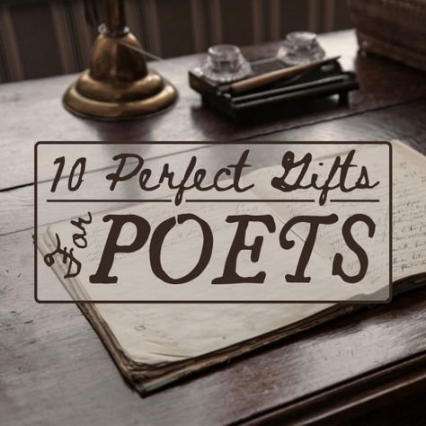 Looking for the perfect present for the poet in your life? Peruse the ideas below for inspiration. Gifts For Poetry Lovers, Gifts For Poets, Poetry Gift Ideas, 2023 Poetry, 10 Gift Ideas, Poetry Journal, Dining Room Storage Ideas, Poetry Lovers, Somewhere In The World