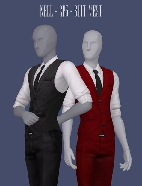 EA's Retextures (Part 2) | Patreon Sims Suit Cc, Sims 4 Cc Vest, Sims 4 Cc Goth, Mods Sims 4, Sims 4 Men Clothing, Sims 4 Hair Male, Sims 4 Male Clothes, Sims 4 Tsr, Sims 4 Cas Mods