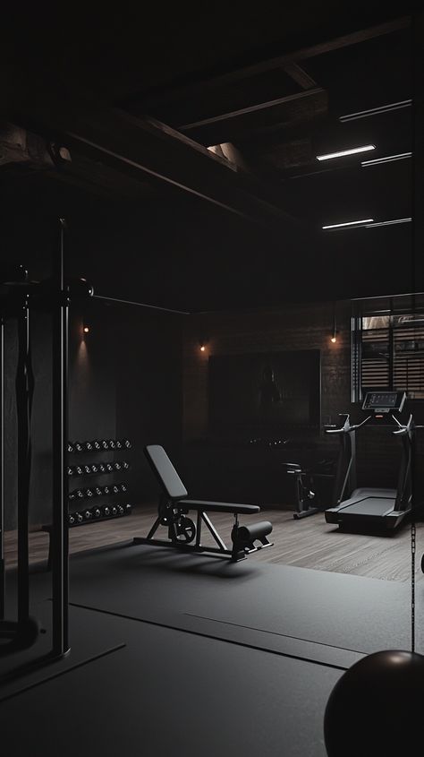 Transform your workout space into Scorpio's edgy gym 🦂🖤 Dive into a world of dark hues, inspiring quotes, and sleek high-tech equipment. Boost motivation with moody lighting that sets the perfect ambiance for intense sessions. Elevate your fitness game in style! 💪✨ Boost Motivation, Gym Vibes, Moody Lighting, Home Gym Ideas, Workout Room, Gym Aesthetic, Workout Space, Basketball Is Life, Gym Ideas