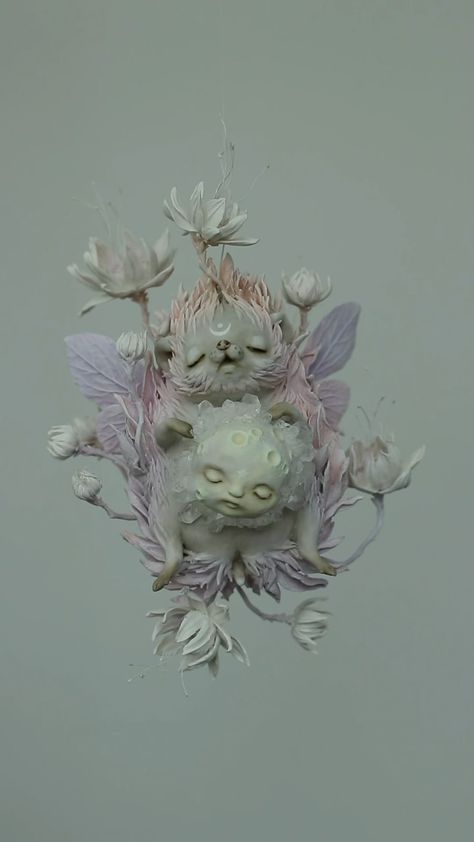 “Take Me Higher” - Crystallized Sculpture [sold] Check my shop for more artworks💫 #fantasy #fantasyart #fantasycreature #fantasyartist… | Instagram Fantasy Sculpture, Polymer Clay Sculptures, Hedgehog Art, Look At The Sky, Ceramics Pottery Art, January 22, Fantasy Artist, Pop Surrealism, Ceramics Pottery