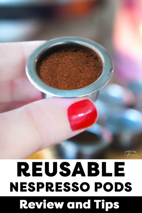 Do they work? Are the worth it? Find out what I think about them and get all my tips on how to get the best espresso out of them! #nespresso #nespressopods #coffee Reusable Nespresso Pod, Coffee Rubbed Steak, Nespresso Coffee Pods, Cafe Bustelo, Kid Friendly Drinks, Mocha Cookies, Espresso Pods, Nespresso Pods, Frozen Coffee