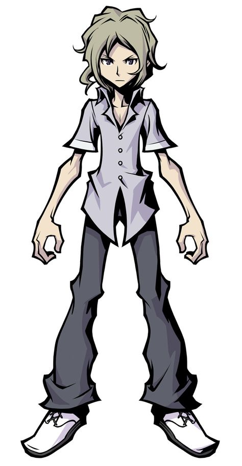 Joshua from The World Ends with You: Final Remix Cel Shading, Disney Kingdom Hearts, Square Enix, Game Character Design, Art Style Inspiration, Artist Style, Character Designs, Game Artwork, Art Studies