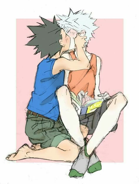 Hxh As Boyfriend, Killua X Gon, Gon Killua, Game Anime, Hunter Anime, Drawing Skills, Ship Art, Izuku Midoriya, Hunter X Hunter