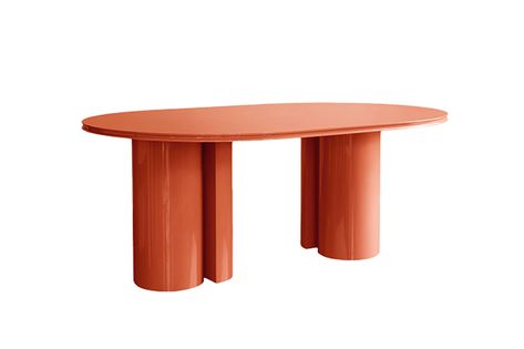 Nike has her eye on the high-gloss Luco table (pictured), which is anything but boring with its vibrant colorways. It’s also handmade in France. | Photographer: Courtesy of The Invisible Collection | Products: Luco Table by Studioparisien Lacquered Dining Table, Contrast Art, Decorating 101, Minimalist Winter, Colorful Interior, Nike Design, All White Kitchen, Japanese Textiles, Color Crush