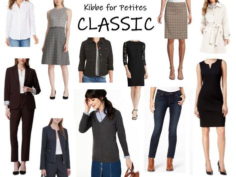 Kibbe for petites: Classic | La Petite Poire Kibbe Classic Outfits Casual, Petite Soft Classic, Petite Classic Style, Soft Classic Clothes, Classic Body Type Outfits, Soft Classic Outfits, Aly Art, Kibbe Classic, Body Architecture