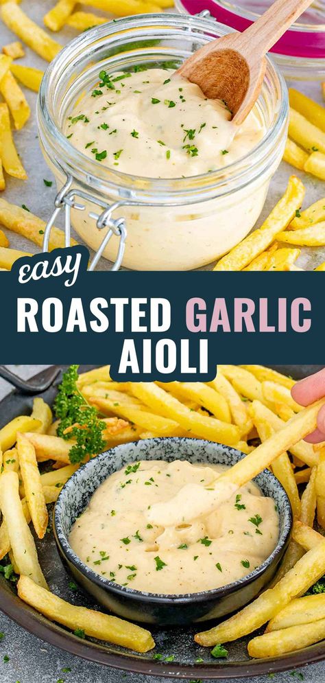 Creamy Garlic Dressing Recipe, Recipes With Roasted Garlic, Toom Garlic Dip, Aoli Recipes, Roasted Garlic Recipes, Garlic Mayo Recipe, Roasted Garlic Mayo, Dominican Cuisine, Garlic Dip Recipes