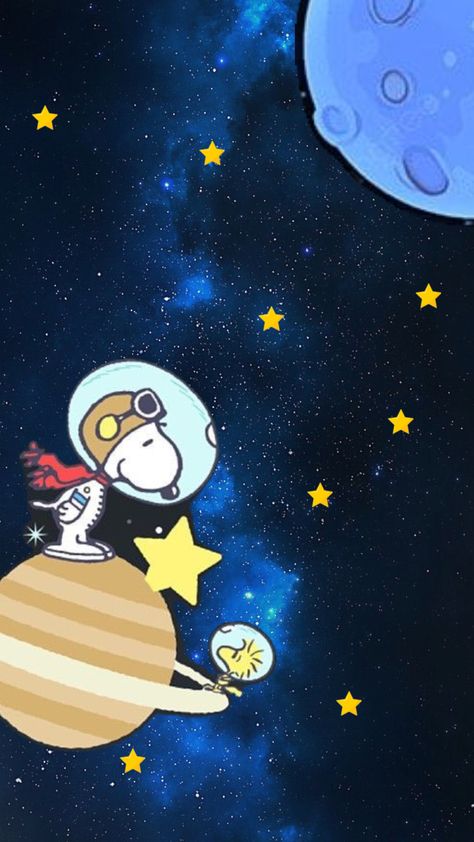 #snoopy #space #wallpaper Snoopy Space Wallpaper, Snoopy Wallpaper Iphone Aesthetic, Snoopy Lockscreen, Snoopy Space, Space Wallpaper, Snoopy Wallpaper, Iphone Wallpapers, Iphone Wallpaper, Snoopy