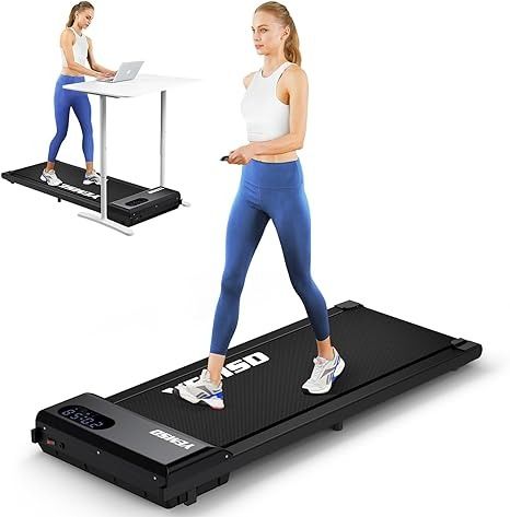 Amazon.com : Walking Pad, Walking Pad Treadmill 330 lb Capacity，3 in 1 Portable Under Desk Treadmill for Home and Office with Remote Control, LED Display （C102 Black） : Sports & Outdoors Under Desk Treadmill, Desk Treadmill, Walking Pad, Best At Home Workout, Treadmill Walking, Under Desk, Exercise & Fitness Equipment, Cycling Workout, Golf Sport