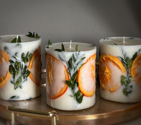 Herb candles