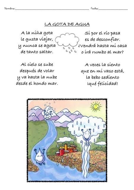 Los duendes y hadas de Ludi: Diversidad de poesías 1st Grade Science, Science Lesson Plans, Preschool Writing, Water Cycle, Spanish Classroom, Language Lessons, Spanish Lessons, Summer School, Science Lessons